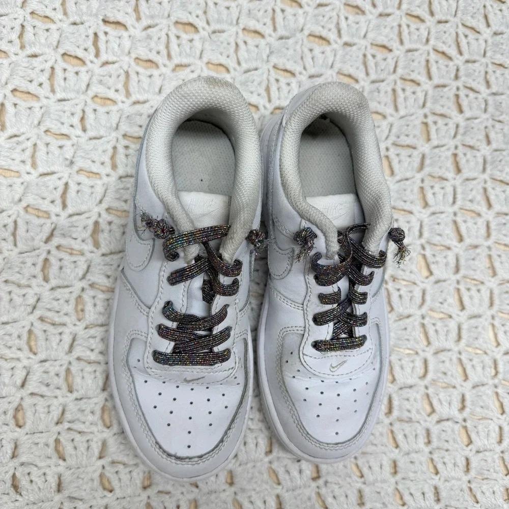 Nike Air Force 1 Sneaker Girl Sz 13C Youth Court Legacy White British DH2925-111